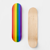 Rainbow-Gay Pride-Flag Skateboard (Vorderseite)
