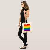 Rainbow Gay Pride Flag Tragetasche (Vorderseite (Model))