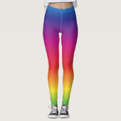 Rainbow Gay Pride Gradient Leggings (Vorderseite)