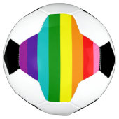 Rainbow Gay Pride LGBT Original 8 Streifen Flag Fußball (Gedreht)