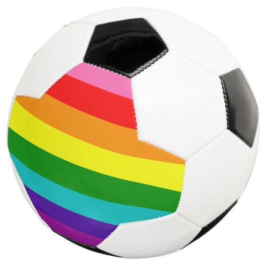 Rainbow Gay Pride LGBT Original 8 Streifen Flag Fußball (Dreiviertel)