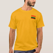 Rainbow Gay Pride LGBT Original 8 Streifen Flag T-Shirt (Vorderseite)