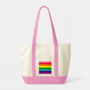 Rainbow Gay Pride LGBT Original 8 Streifen Flag Tragetasche