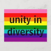 Rainbow Gay Pride LGBT Original 8 Streifen Postkarte (Vorderseite)