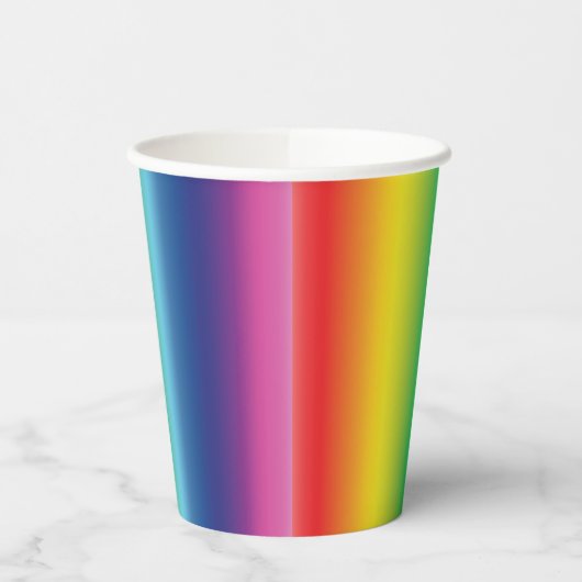Rainbow Gay Pride Lgbtq Pappbecher (Links)