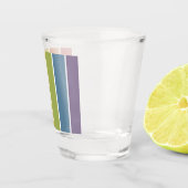 Rainbow-Gay Pride-Rainbow-Personalisiert Schnapsglas (Rechts)
