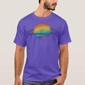 Rainbow Gay Pride Space LGBT Monat T - Shirt