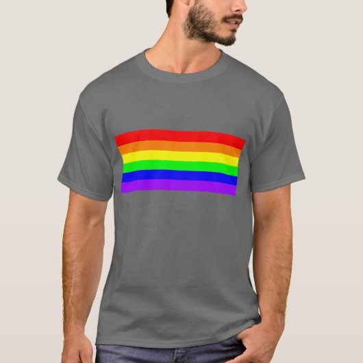 Rainbow Gay Pride T-Shirt (Vorderseite)