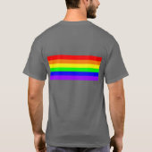 Rainbow Gay Pride T-Shirt (Rückseite)