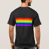 Rainbow Gay Pride T-Shirt (Rückseite)