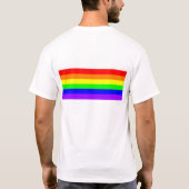 Rainbow-Gay Pride T-Shirt (Rückseite)
