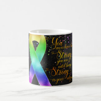 Rainbow Gay Rights Awareness Ribbon Tasse Design