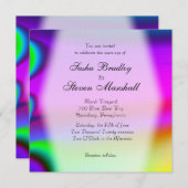 Rainbow Gay Wedding Invitation Einladung (Vorne/Hinten)