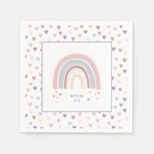 Rainbow Geburtstagsfeier in rosa lila + blau