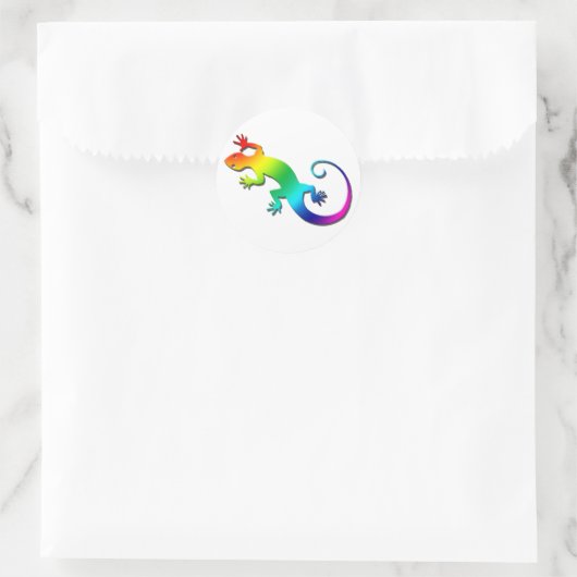 Rainbow Gecko Stickers (Tasche)