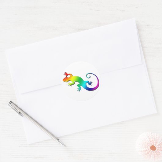 Rainbow Gecko Stickers (Umschlag)