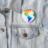 Rainbow-gefärbte Erde Button (Beispiel)