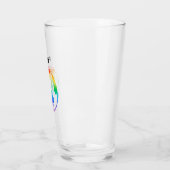 Rainbow-gefärbte Erde Glas (Links)