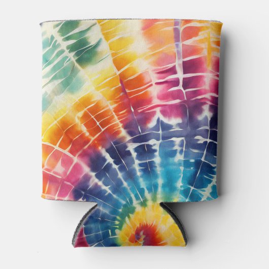 Rainbow-Gefärbte Krawatte Dosenkühler (Vorderseite)