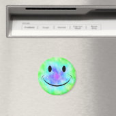 Rainbow Gefärbte Krawatte Face Magnet (In Situ (Geschirrspüler))