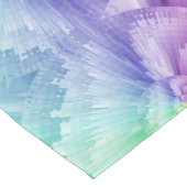 Rainbow Gefärbte Krawatte Feathers farbenfroh Kurzer Tischläufer (Ecke)