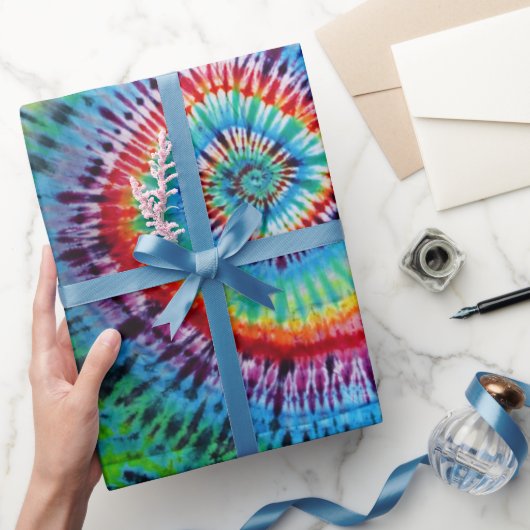 Rainbow Gefärbte Krawatte Geschenkpapier (Schenken)