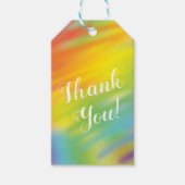 Rainbow Gefärbte Krawatte Kinderdusche Geschenkanhänger (Vorderseite)