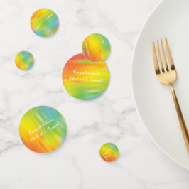 Rainbow Gefärbte Krawatte Kinderdusche Konfetti