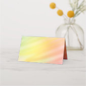 Rainbow Gefärbte Krawatte Kinderdusche Platzkarte (Rückseite)