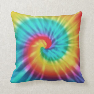 Rainbow Gefärbte Krawatte Kissen