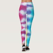 Rainbow-Gefärbte Krawatte Leggings (Rückseite)