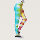 Rainbow-Gefärbte Krawatte Leggings (Rechts)