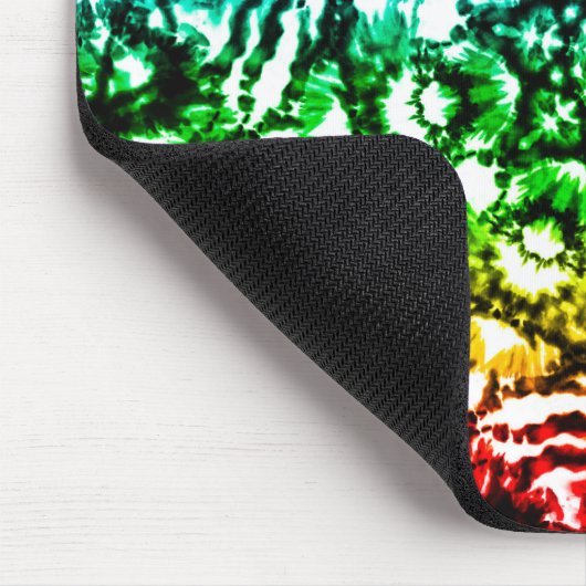 Rainbow Gefärbte Krawatte Mandala Star Mousepad (Ecke)