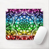 Rainbow Gefärbte Krawatte Mandala Star Mousepad (Mit Mouse)
