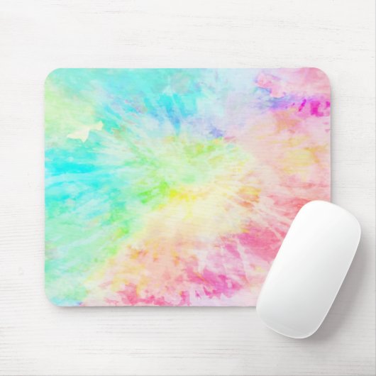 Rainbow-Gefärbte Krawatte Mousepad (Mit Mouse)