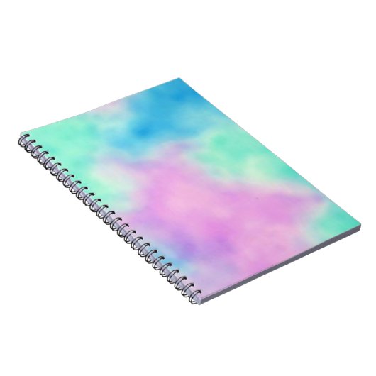 Rainbow-gefärbte Krawatte Notizblock (Rechte Seite)