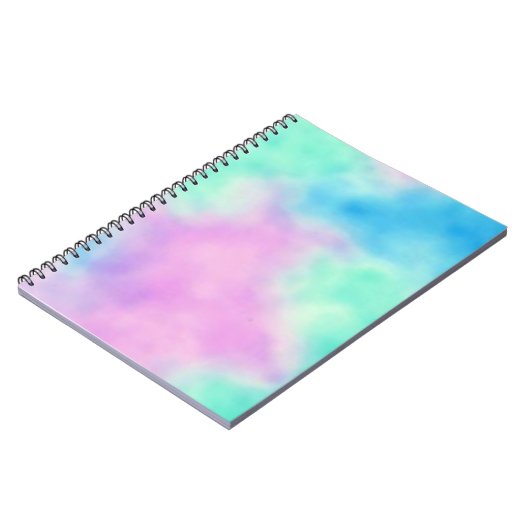 Rainbow-gefärbte Krawatte Notizblock (Linke Seite)