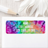 Rainbow Gefärbte Krawatte: Rücksendeadresse (Insitu)