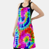 Rainbow-Gefärbte Krawatte-Schürze Schürze (InSitu)