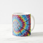 Rainbow Gefärbte Krawatte Swirl Kaffee Tasse (VorderseiteRechts)