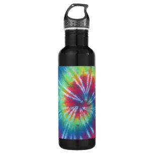 Rainbow Gefärbte Krawatte Swirl Trinkflasche