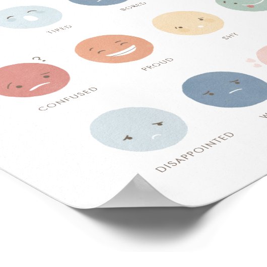 Rainbow-Gefühle Emotionen Dekoration im Klassenzim (Ecke)