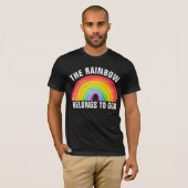 RAINBOW GEHÖRT GOTT CHRISTLICHEN T - Shirt (Vorne ganz)