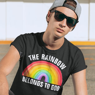 RAINBOW GEHÖRT GOTT CHRISTLICHEN T - Shirt