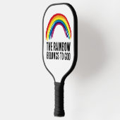 RAINBOW GEHÖRT ZU GOTT PICKLEBALL PADDLE (Links)