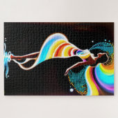 Rainbow-Gelassenheit Puzzle (Horizontal)