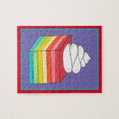 Rainbow Gelatine Salad Dessert Puzzle (Horizontal)