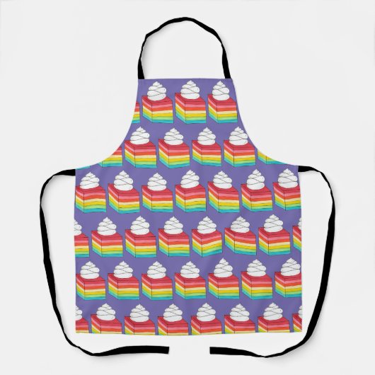 Rainbow Gelatine Salad Dessert Schürze (Vorderseite)