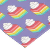 Rainbow Gelatine Salad Dessert Tischdecke (Schrägansicht)