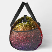 Rainbow-gelbe rote lila Imitate Glitzern Duffle Bag (Rechts)